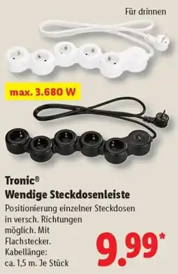 Lidl Tronic Wendige Steckdosenleiste Angebot