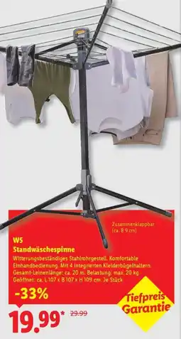 Lidl W5 Standwäschespinne Angebot