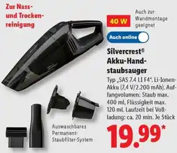 Lidl Silvercrest Akku-Handstaubsauger Angebot