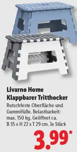 Lidl Livarno Home Klappbarer Tritthocker Angebot