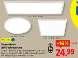 Lidl Livarno Home LED-Deckenleuchte Angebot