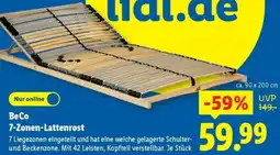 Lidl BeCo 7-Zonen-Lattenrost Angebot