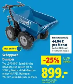 Lidl Scheppach Dumper Angebot