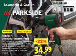 Lidl Parkside Druckluft-Schlagschrauber Angebot