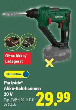 Lidl Parkside Akku-Bohrhammer 20 V Angebot