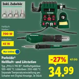 Lidl Parkside Heißluft- und Lötstation Angebot