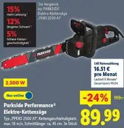 Lidl Parkside Performance Elektro-Kettensäge Angebot