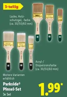 Lidl Parkside Pinsel-Set Angebot