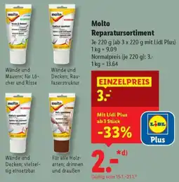 Lidl Molto Reparatursortiment Angebot