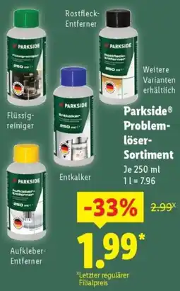 Lidl Parkside Problemlöser Sortiment Angebot