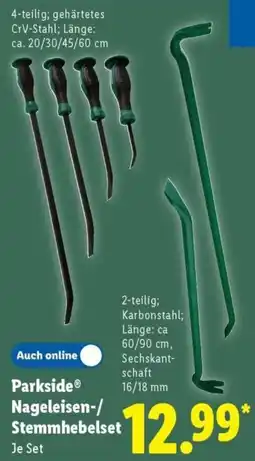 Lidl Parkside Nageleisen-/ Stemmhebelset Angebot