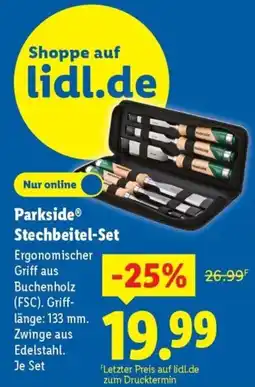 Lidl Parkside Stechbeitel-Set Angebot