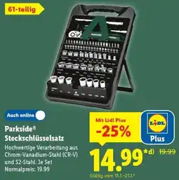 Lidl Parkside Steckschlüsselsatz Angebot