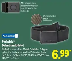 Lidl Parkside Dehnbundgürtel Angebot