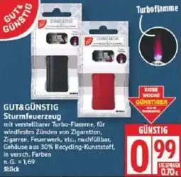 Edeka GUT&GÜNSTIG Sturmfeuerzeug Angebot