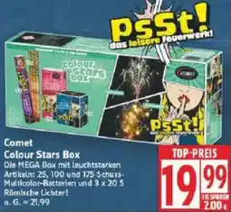 Edeka Comet Colour Stars Box Angebot