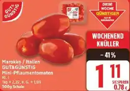 Edeka GUT&GÜNSTIG Mini-Pflaumentomaten Angebot