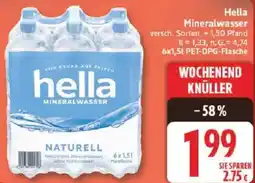 Edeka Hella Mineralwasser Angebot