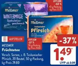Aldi Süd MESSMER Früchtetee Angebot