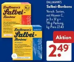 Aldi Süd DALLMANN'S Salbei-Bonbons Angebot