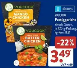 Aldi Süd YOUCOOK Fertiggericht Angebot