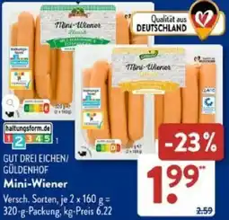Aldi Süd GUT DREI EICHEN/ GÜLDENHOF Mini-Wiener Angebot