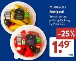 Aldi Süd WONNEMEYER Antipasti Angebot