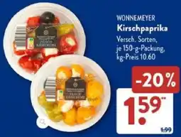 Aldi Süd WONNEMEYER Kirschpaprika Angebot