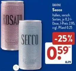 Aldi Süd RAVINI Secco Angebot