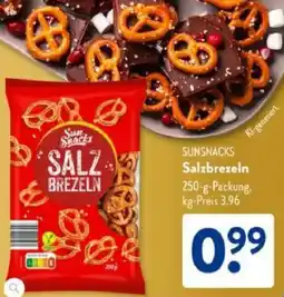 Aldi Süd SUNSNACKS Salzbrezeln Angebot