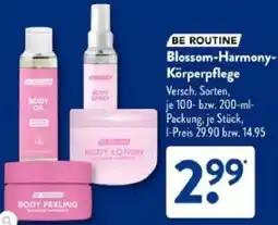 Aldi Süd BE ROUTINE Blossom-Harmony Körperpflege Angebot