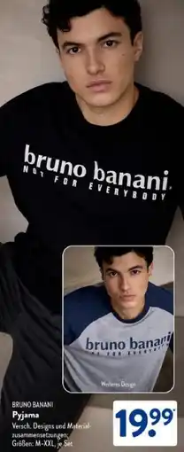 Aldi Süd BRUNO BANANI Pyjama Angebot