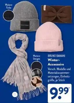Aldi Süd BRUNO BANANI Winter Accessoire Angebot