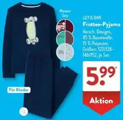 Aldi Süd LILY & DAN Frottee-Pyjama Angebot