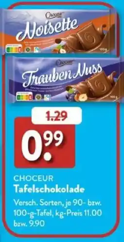 Aldi Süd CHOCEUR Tafelschokolade Angebot