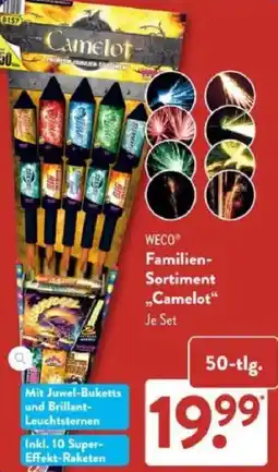 Aldi Süd WECO Familien Sortiment „Camelot" Angebot