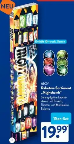 Aldi Süd WECO Raketen-Sortiment „Nighthawk" Angebot