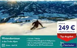 Aldi Süd Winterabenteuer in den Tiroler Alpen Angebot