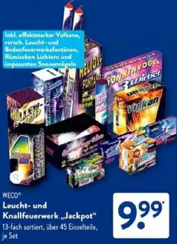 Aldi Süd WECO Leucht- und Knallfeuerwerk ,,Jackpot" Angebot