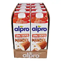 Netto Marken-Discount Alpro Mandeldrink geröstet ohne Zucker 1 Liter, 8er Pack Angebot