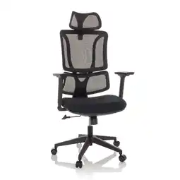 Netto Marken-Discount MyBuero Home Office Bürostuhl ERGOMY Stoff / Netzstoff mit Armlehnen (höhenverstellbar) Angebot