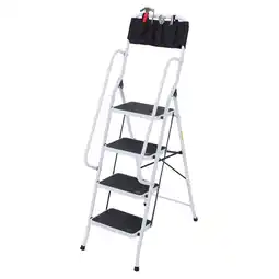 Netto Marken-Discount HOMCOM Trittleiter Metall, Stahl Angebot