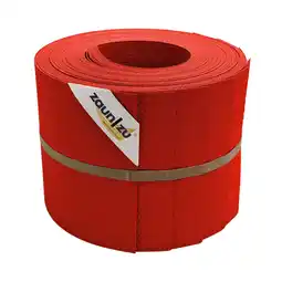 Netto Marken-Discount zaun zu Sichtschutz Delux-P Einzelstreifen Wabenstruktur Rot 10x 2,55m Angebot