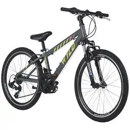 Netto Marken-Discount Dacapo WYLD Kinderfahrrad 24 Mistral Grau 18 Gänge RH 32 cm - Ab 8 Jahre Angebot