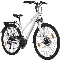 Netto Marken-Discount Dacapo DaCapo Trekkingrad Damen 28'' Firenze 200 24 Gänge RH48 cm weiß Angebot