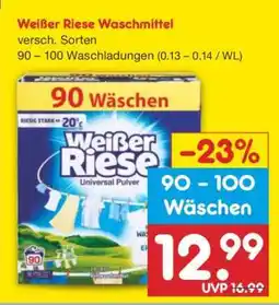 Netto Marken-Discount Weißer Riese Waschmittel Angebot