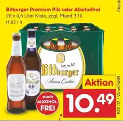 Netto Marken-Discount Bitburger Premium Pils oder Alkoholfrei Angebot