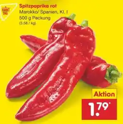 Netto Marken-Discount Spitzpaprika rot Angebot