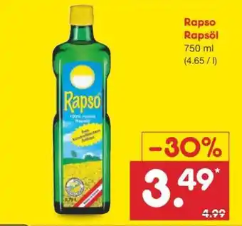 Netto Marken-Discount Rapso Rapsöl Angebot