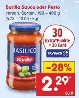 Netto Marken-Discount Barilla Sauce oder Pesto Angebot